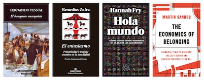 Libros recomendados por Luis de Guindos, Yolanda Díaz, Nadia Calviño y José Luis Escrivá. 