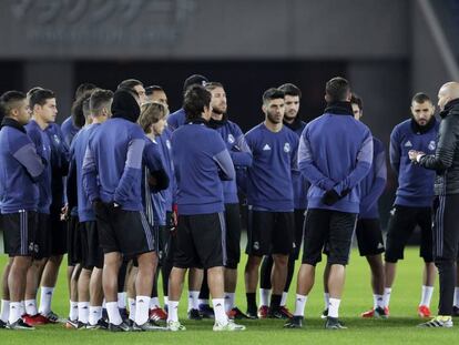 La charla de Zidane en el &uacute;ltimo entrenamiento antes de la semifinal contra el Am&eacute;rica. 