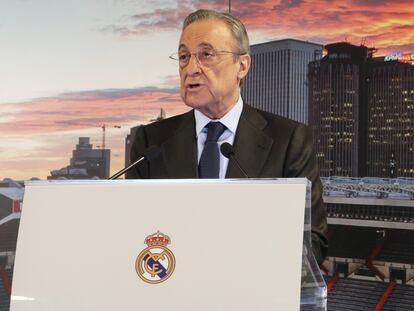Florentino Pérez, presidente del Real Madrid y de la recién creada Superliga europea.