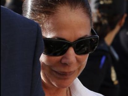 Isabel Pantoja acude a declarar el 29 de junio de 2013.