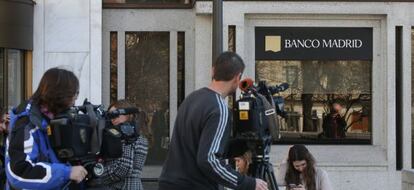 Sede del Banco de Madrid en Madrid, el pasado marzo.