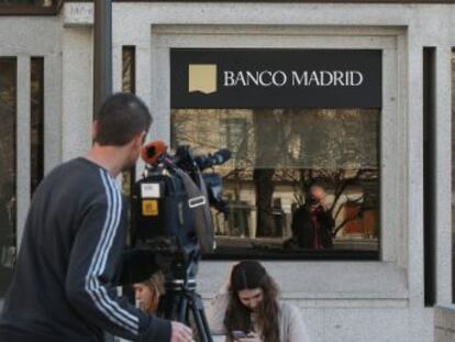 Sede del Banco de Madrid en Madrid, el pasado marzo.