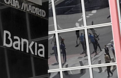 Sede de Bankia en la plaza Castilla (Madrid).
