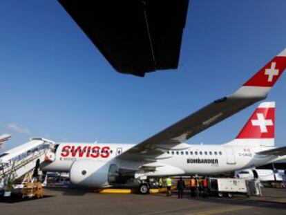 El modelo CS 100 de Bombardier para Swiss