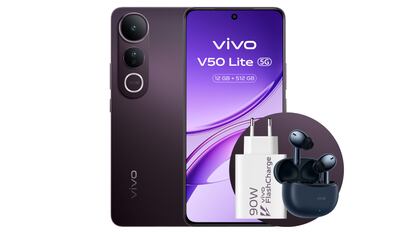 móvil vivo V50 Lite 5G equipa Android 15.