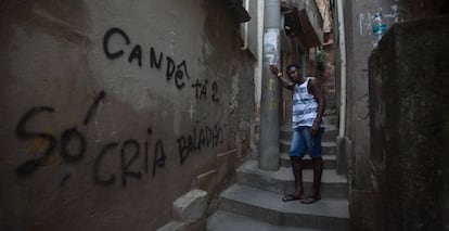 Fabio da Hora Serra, o Sagat, em entrevista ao EL PAÍS no Rio de Janeiro.