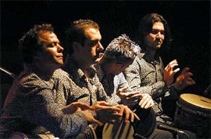 El grupo Harem, durante un concierto.