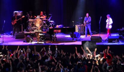 Un momento de la actuación del grupo Dr. John.
