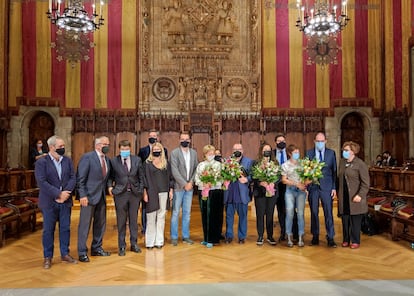 Entrega de los premios Ramblista de Honor a los Cinemes Maldà, el restaurante Los Caracoles, y la bailarina y coreógrafa Marta Almirall