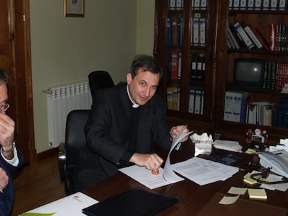 Lucio Vallejo pictured in 2011 before his Vatican posting.