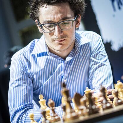 Fabiano Caruana, durante el torneo de Zagreb de 2019, correspondiente al circuito del Grand Chess Tour