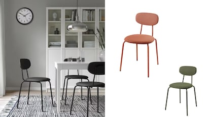 Estas sillas de comedor de Ikea tienen un diseño atemporal. IKEA.
