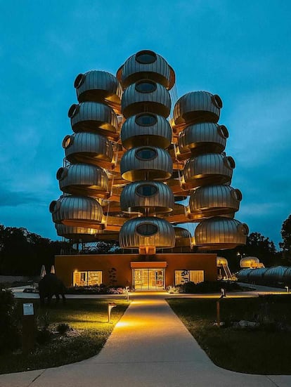 El hotel L’EssenCiel, en el Château des Pères.