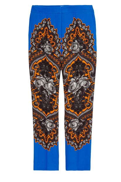 Pantalones de estampado vidriera, de Stella McCartney para Net-a-Porter (975 euros).