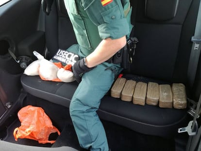 Operación antidroga de la Guardia Civil.