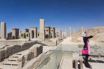 Las ruinas de Persépolis, en Irán. 