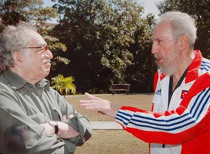 Gabriel García Márquez y Fidel Castro, en Cuba en marzo de 2007.