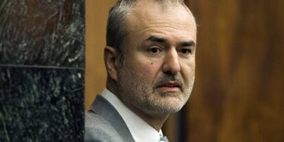 El fundador de Gawker Nick Denton en el juicio.