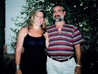 Lucía Garrido junto al que fue su pareja, Manuel Alonso.
