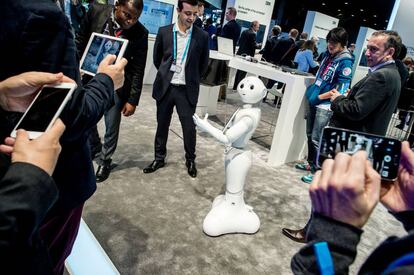 Pepper en el Mobile World Congress