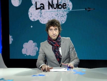 Toni Garrido, presentador del espacio de TVE La nube.