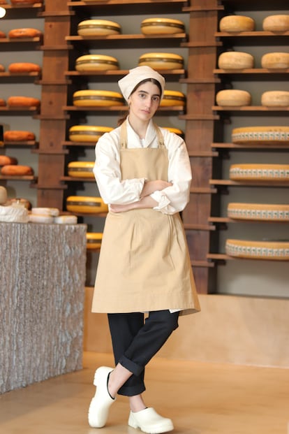 Clara, fundadora de la tienda de quesos Formaje