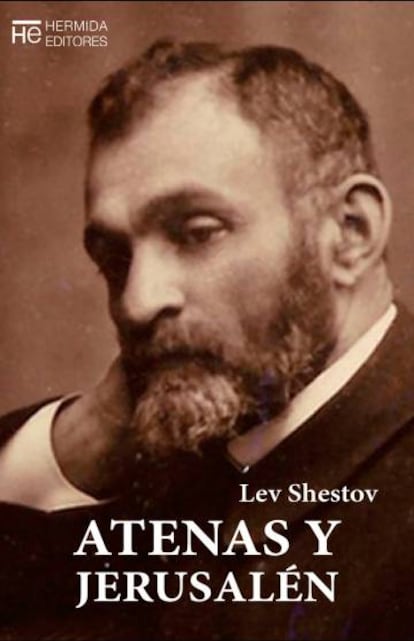 Portada del libro de Lev Shestov.