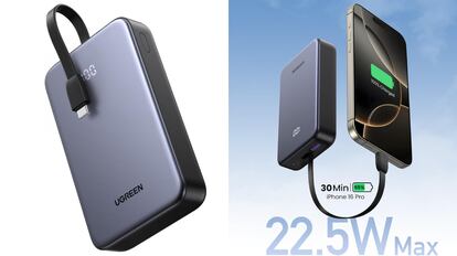 cargador portátil usb con 20.000 mAh