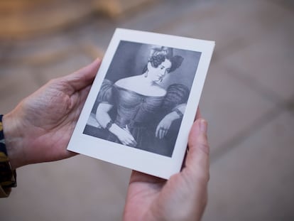 Auténtico retrato de juventud de Cecilia Böhl de Faber, conocida por su seudónimo Fernán Caballero.