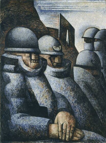 'La Guerre' (1925), óleo de Marcel Gromaire.