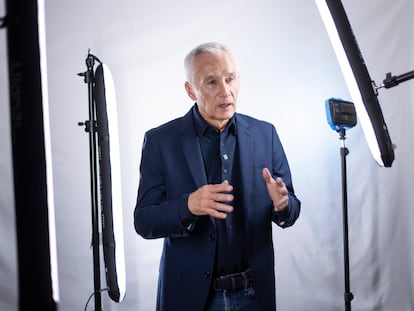 Jorge Ramos en la Feria Internacional del Libro de Guadalajara, el 5 de diciembre de 2024.