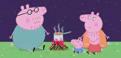 Imagen de la serie Peppa Pig.