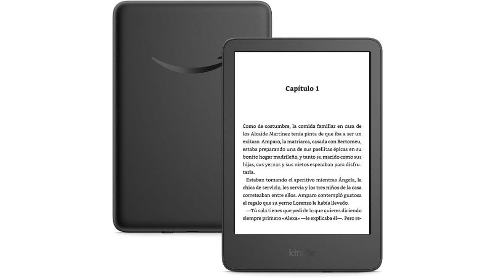 El Kindle tiene una luz frontal ajustable y pantalla sin reflejos.