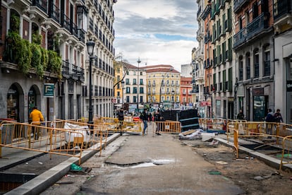 Remodelación de la calle Conde de Romanones, en el entorno de Tirso de Molina.