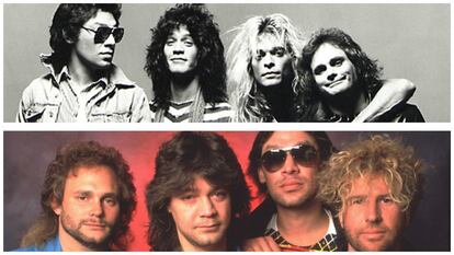 Con el circense David Lee Roth (arriba, segundo derecha), los estadounidenses Van Halen se convirtieron en la banda de rock más divertida, contundente y virtuosa entre 1974 y 1985. Su marcha en la cima del éxito del grupo propició la llegada de un Sammy Hagar (abajo, primero derecha), que allá por 1985 también vivía un momento dulce como solista, algo que extendió y multiplicó al unirse a la banda hasta 1996. Pero en ese punto comenzaron los devaneos que terminaron con el exExtreme Gary Cherone como cantante de 1996 a 1999. Después volvió Hagar tamporalmente, pero fue en 2007 cuando David Lee Roth volvió a recuperar su puesto ante el micrófono, que aún le pertenece, en una etapa creativamente un tanto triste, aunque lucrativa en directo.
<strong>¿SE GANÓ CON EL CAMBIO?</strong> En el caso de Hagar se logró gran éxito con un sonido que daba más presencia a los teclados de la época, dando una inesperada continuidad a la incendiaria era con Roth. Sin embargo, la banda no pudo superar un tercer cambio y con Gary Cherone todo se resintió.