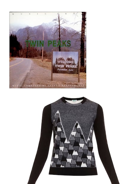 2015 será sin duda el año del retorno de Twin Peaks. Para celebrarlo, qué mejor que regalar la imprescindible banda sonora de Angelo Baladamenti en vinilo (se puede comprar en eBay a partir de unos 15 euros) o afrontar la espera invernal de la serie con este calentito jersey de cashmere de Kenzo inspirado en la serie (unos 440 euros).