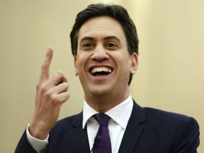 El l&iacute;der de la oposici&oacute;n laborista brit&aacute;nica, Ed Miliband. 