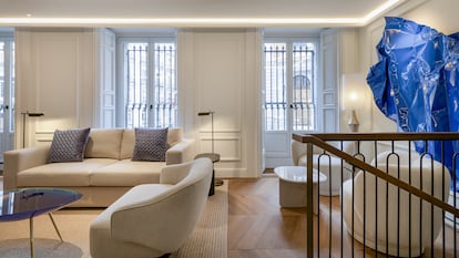 Interior de una de las habitaciones del nuevo hotel El Autor de Marriott, en el centro de Madrid