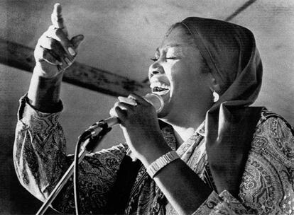 Odetta Gordon, en el Festival de Jazz de Nueva Orleans en 1978.