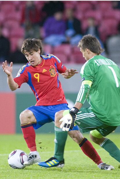 Bojan Krkic defiende estos días la camiseta de la selección sub 21 en el Europeo.