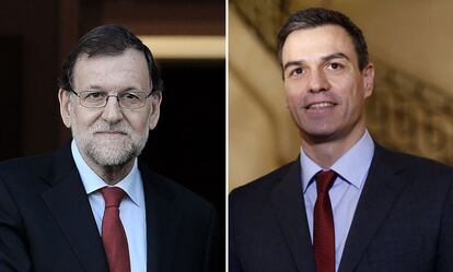 Rajoy y Sánchez.