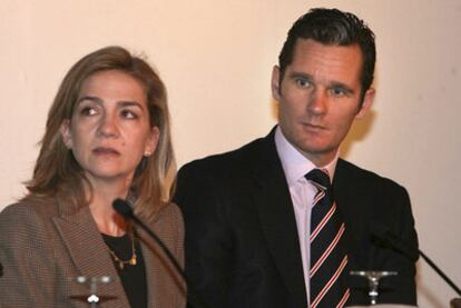 El duque de Palma, Iñaki Urdangarin, y su esposa, la infanta Cristina de Borbón, en 2007.