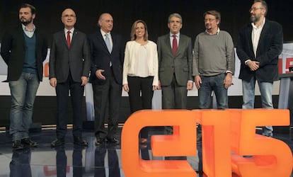 Els candidats, al debat de TV3.