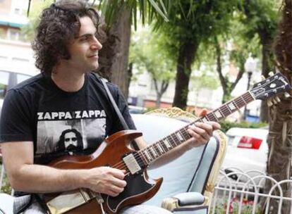 Dweezil Zappa, el miércoles en Madrid.