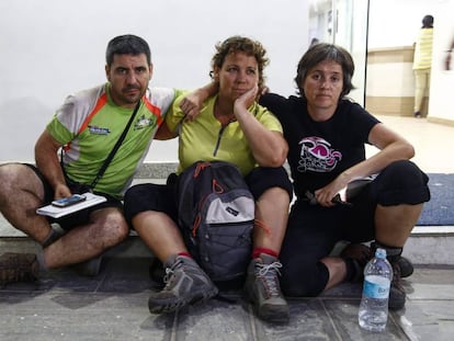 Miembros de la expedición del Himalaya en la que iba Adolfo Ripa.