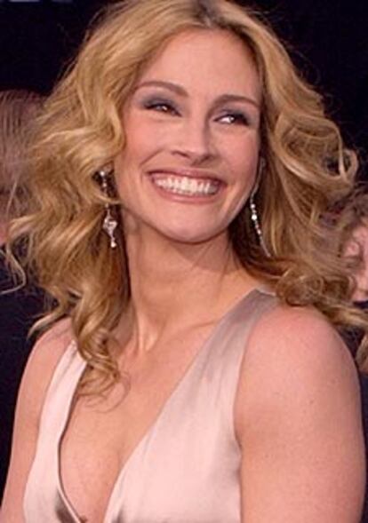 Julia Roberts, durante la entrega de los últimos premios Oscar.