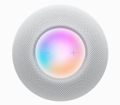 Control de volumen de los Homepod Mini.