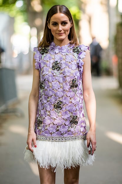 Olivia Palermo con minivestido de Giambattista Valli.