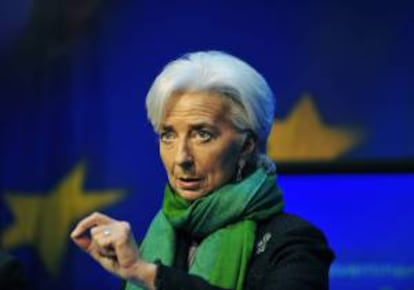 En la imagen, la directora gerente del Fondo Monetario Internacional (FMI), Christine Lagarde. EFE/Archivo