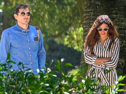 Iker Casillas y Sara Carbonero, en Oporto.